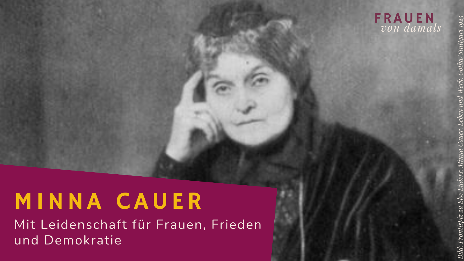 Folge 10: Minna Cauer – Mit Leidenschaft für Frauen, Frieden und Demokratie
