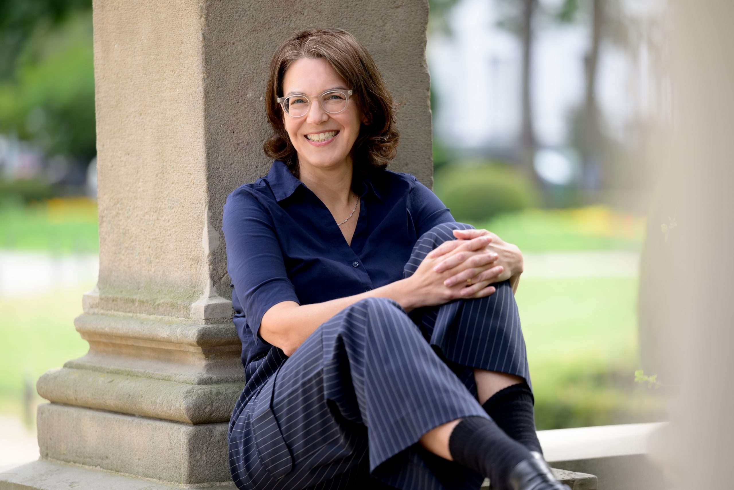 Bianca Walther sitzend