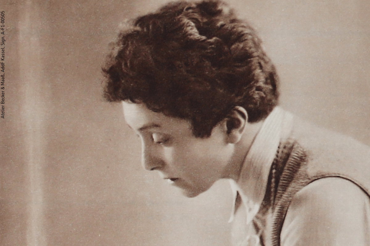 Porträt von Martha Mosse- Quelle: Addf Kassel