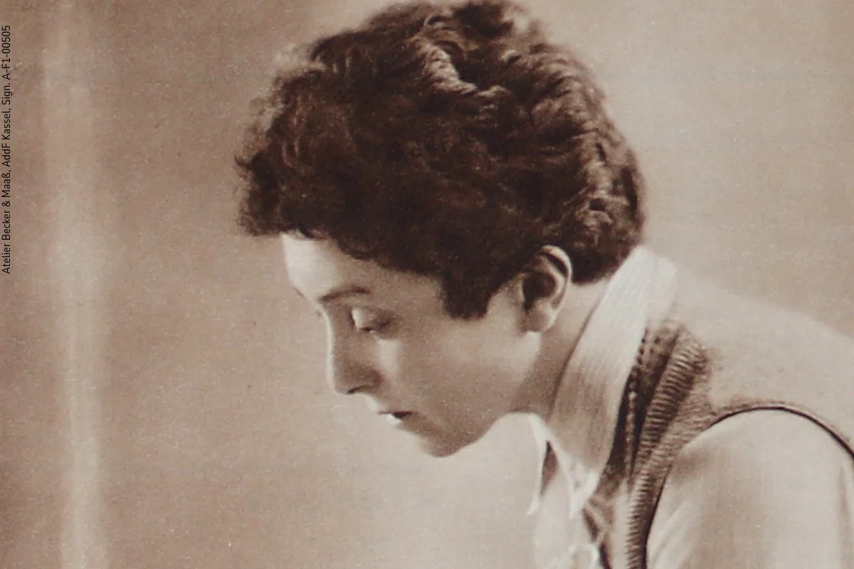 Porträt von Martha Mosse- Quelle: Addf Kassel