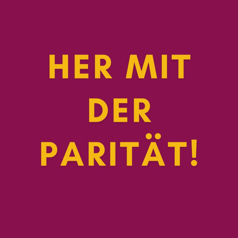 #43: Her mit der Parität! Warum wir 50:50 in den Parlamenten brauchen und was 1896 damit zu tun hat