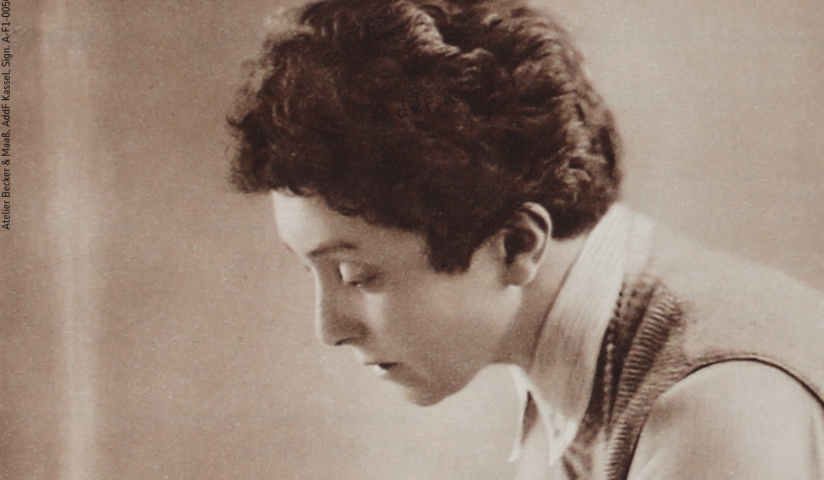 Porträt von Martha Mosse- Quelle: Addf Kassel